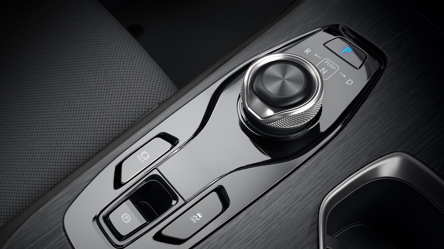 S&eacute;lecteur rotatif shift-by-wire du Lexus RZ 2026